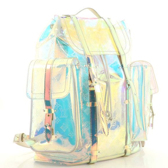 Louis Vuitton Christopher Backpack Limited Edition Monogram Prism PVC GM - Picture 2 of 8